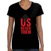 LAT Ladies Perfect V-Neck T-shirt Thumbnail