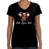 LAT Ladies Perfect V-Neck T-shirt Thumbnail